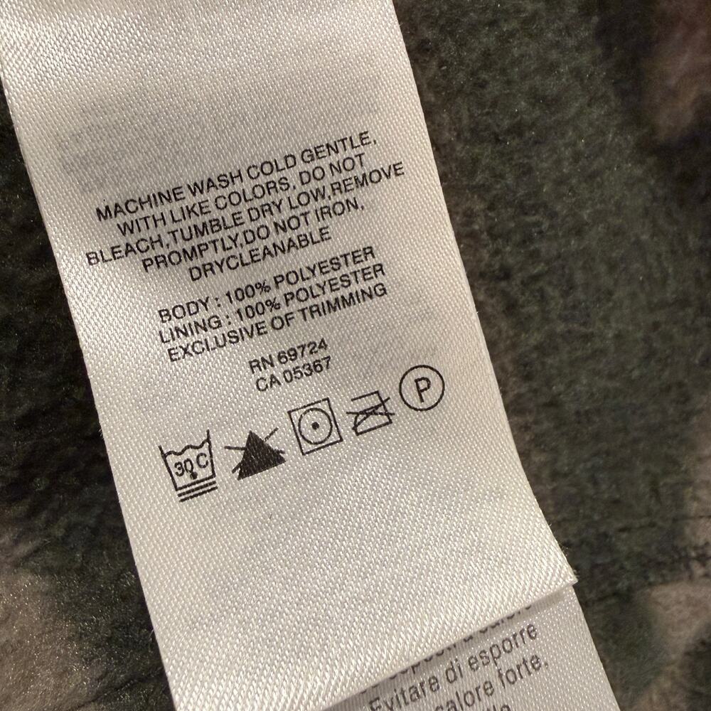 Columbia Full Zip Fleece Jacket Men’s Size XL Camouflage Green - Picture 4 of 8